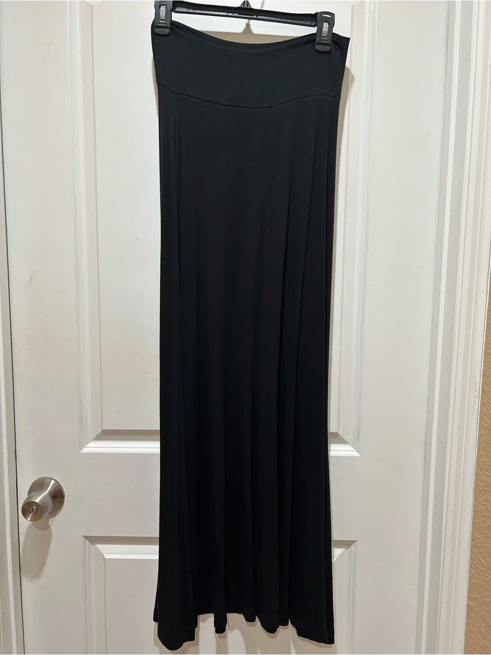 Victoria's Secret Black Maxi Skirt with Wide Waistband